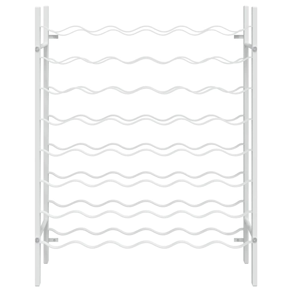 Vinski stalak za boce metalni - bijeli, 1, 48 - number 5.