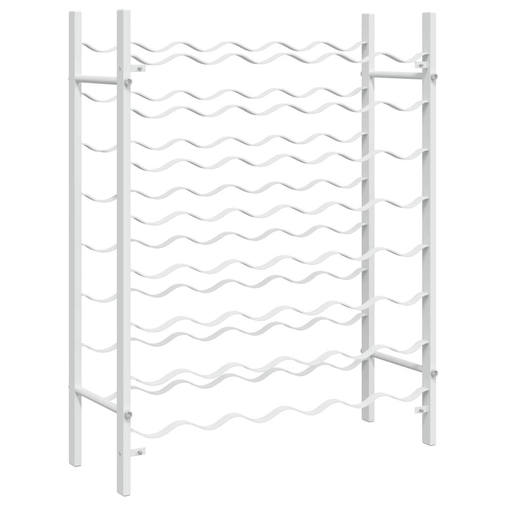 Vinski stalak za boce metalni - bijeli, 1, 48 - number 7.