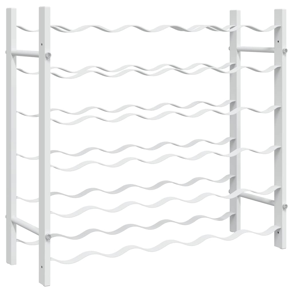 Vinski stalak za boce metalni - bijeli, 1, 36 - number 7.