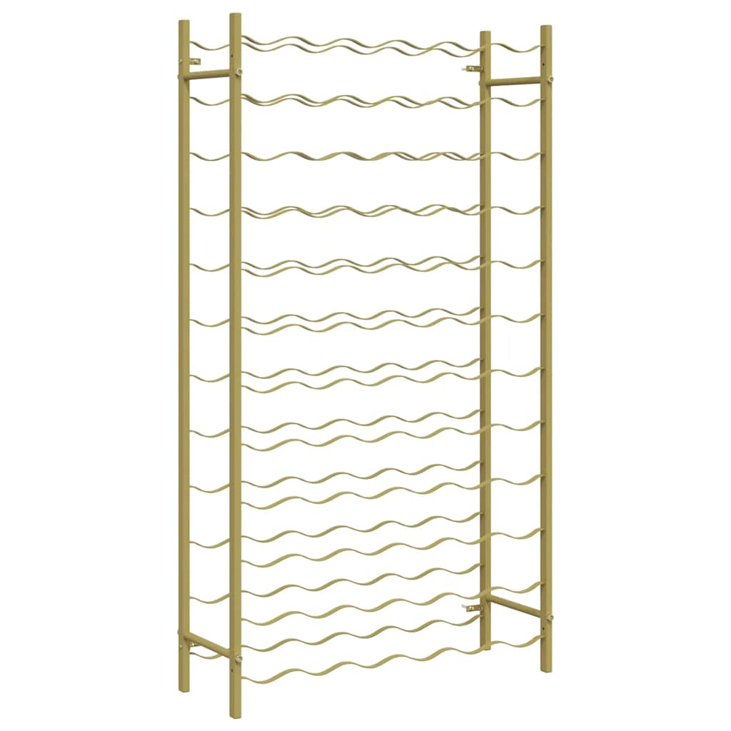 Vinski stalak za boce metalni zlatne boje - zlato, 1, 72 - number 2.