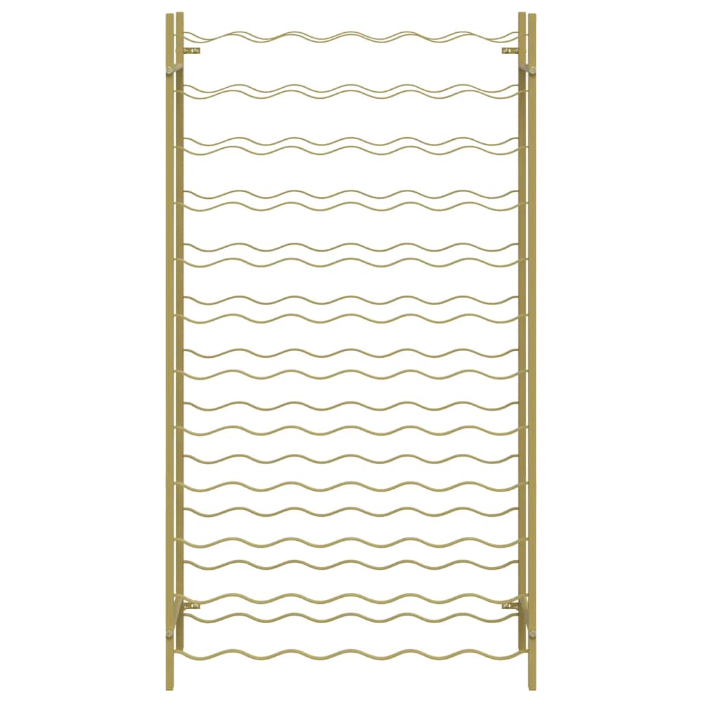 Vinski stalak za boce metalni zlatne boje - zlato, 1, 72 - number 5.