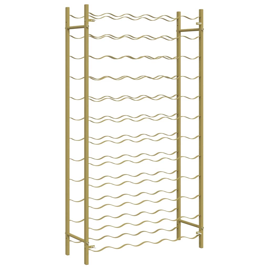 Vinski stalak za boce metalni zlatne boje - zlato, 1, 72 - number 7.