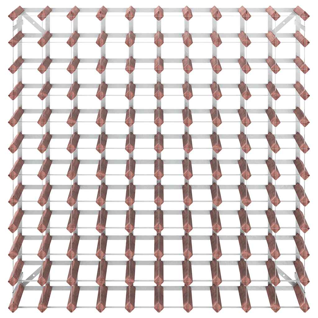 Vinski stalak za 120 boca puno borovo drvo smeđe boje - number 5.