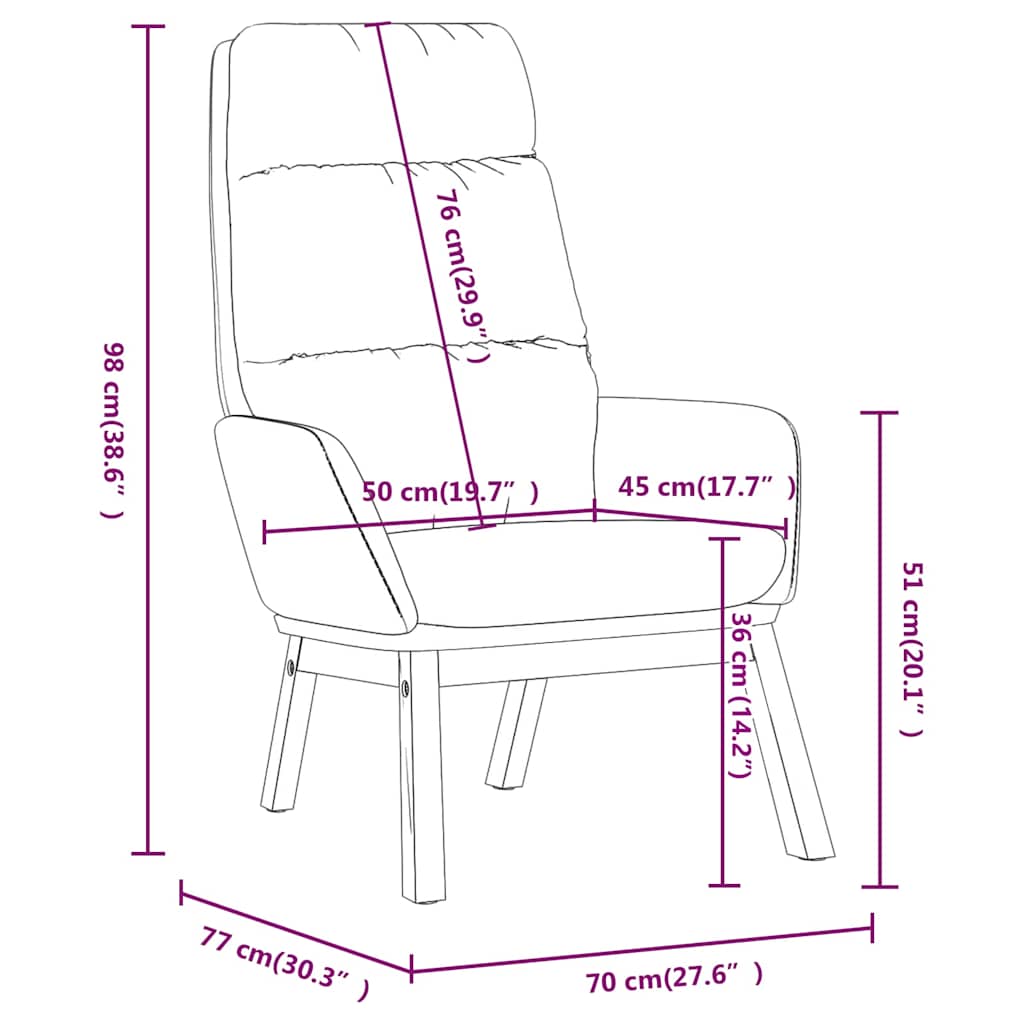 Lænestol stof - blå, 1, uden fodskammel - number 8.