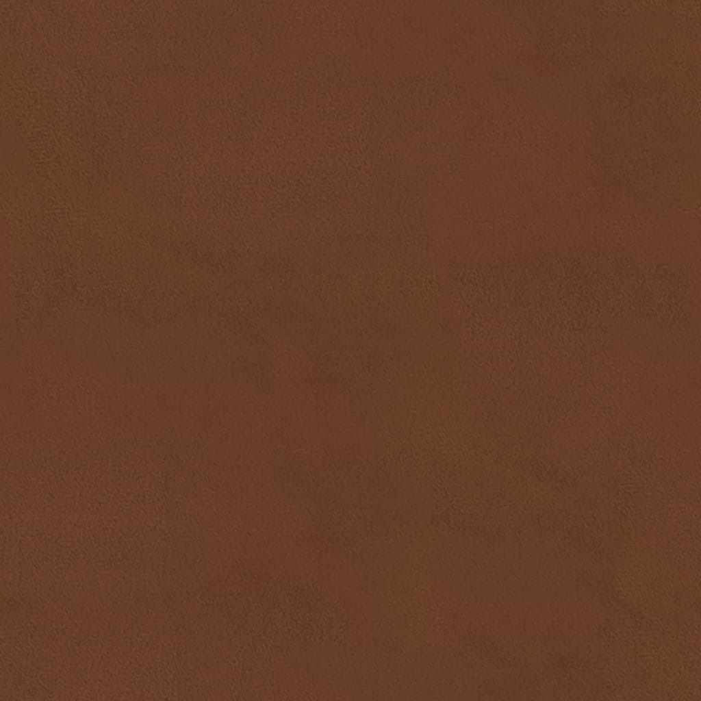Fodskammel 60x60x36 cm mikrofiberstof - brun, 1 - number 5.