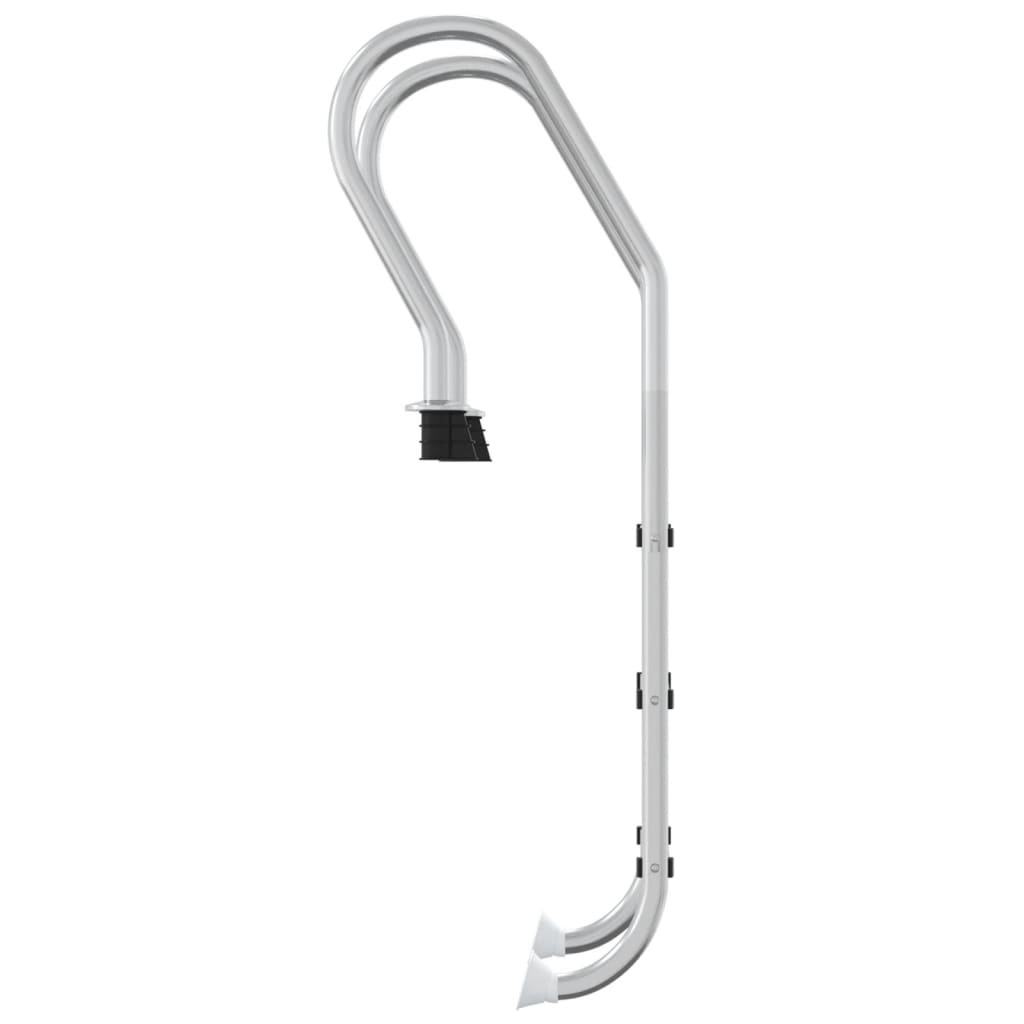 Échelle de piscine 54x38x158 cm en acier inoxydable 304 - number 4.