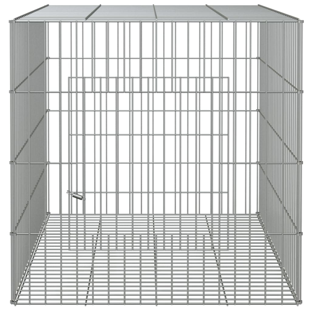 Cage à lapin en fer galvanisé - 78 x 54 x 54 cm - number 5.