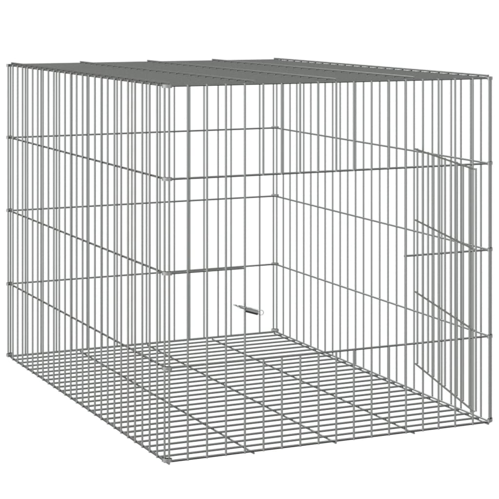 Cage à lapin en fer galvanisé - 78 x 54 x 54 cm - number 4.