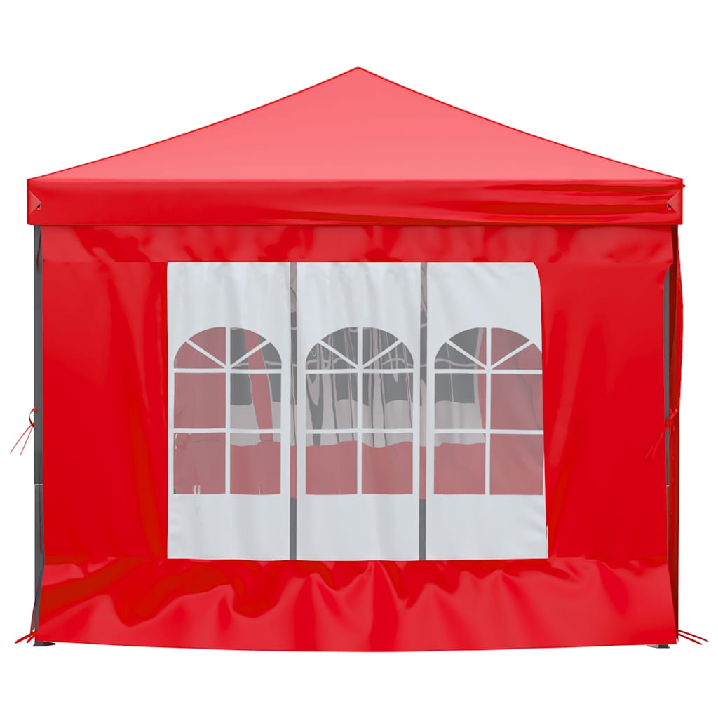 Foldable party tent with sidewalls - red, 3 x 6 m, 1 - number 4.