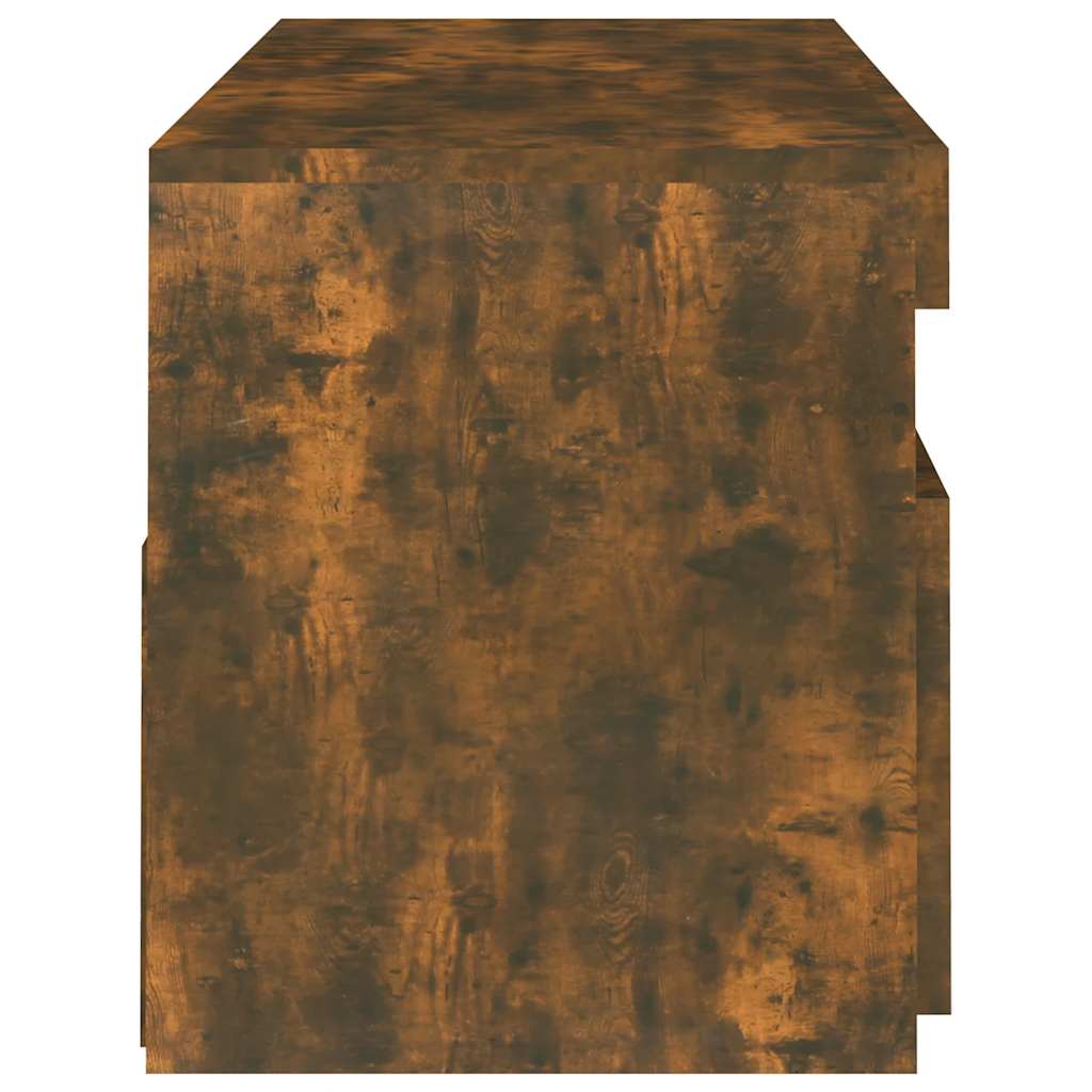 Tv-bord med led-lys 120x35x40 cm - røget eg, 1, 120 cm - number 9.