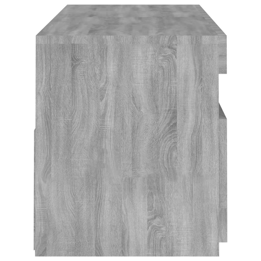 Tv-bord med led-lys - grå sonoma eik, 120 x 35 x 40 cm, 1 - number 9.