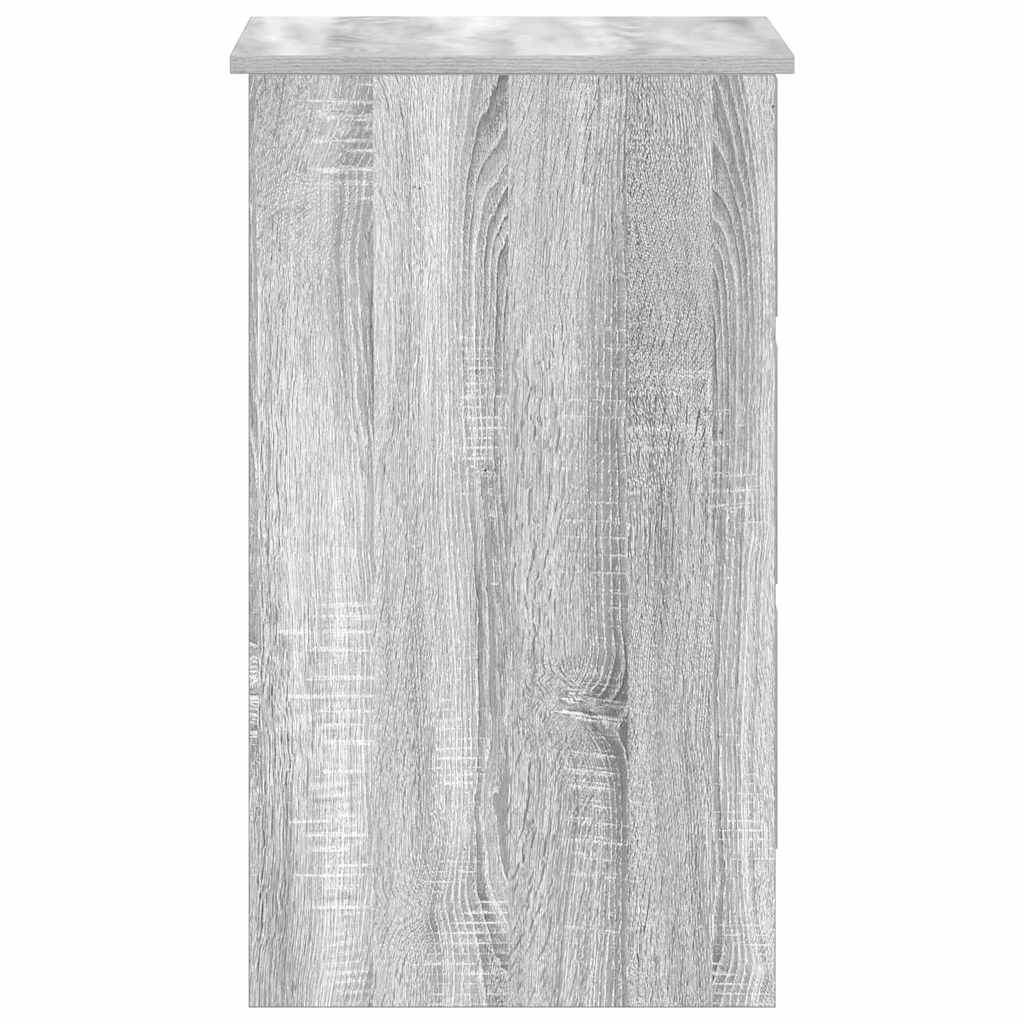 Radni stol 90x45x76 cm konstruirano drvo - sivi sonoma hrast - number 7.