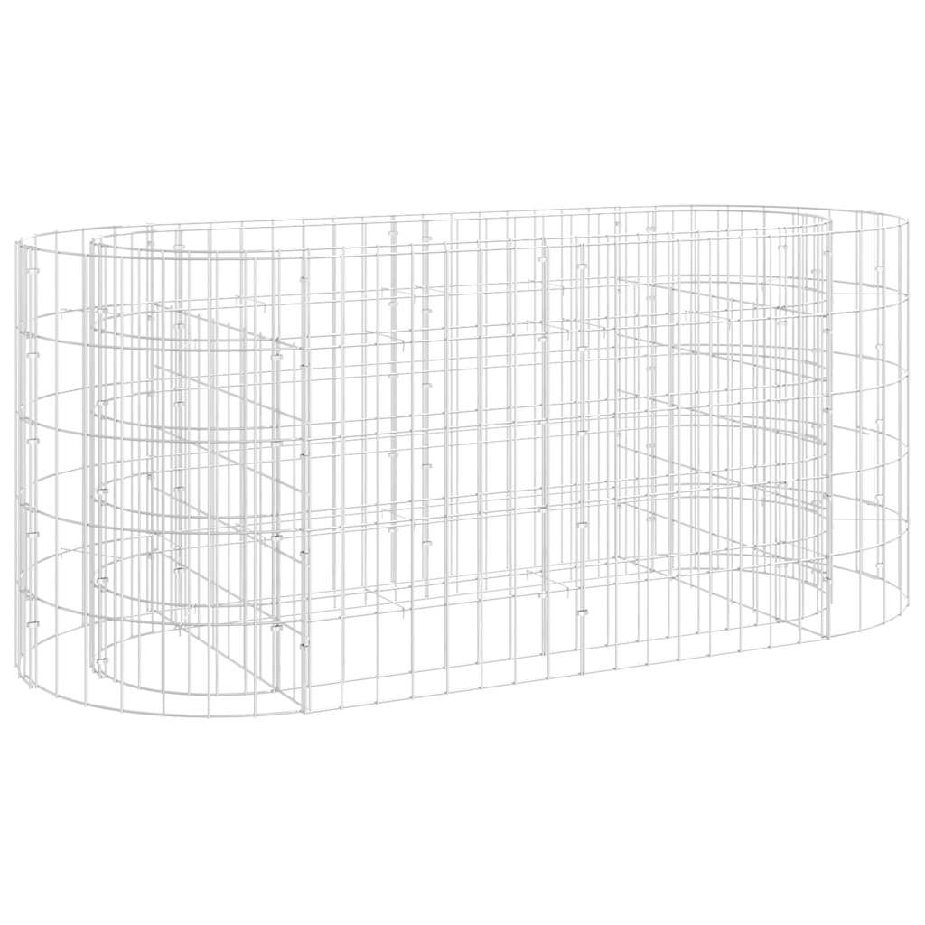 Gabion korotettu sänky galvanoitu rauta - 120 x 50 x 50 cm, 1 - number 2.