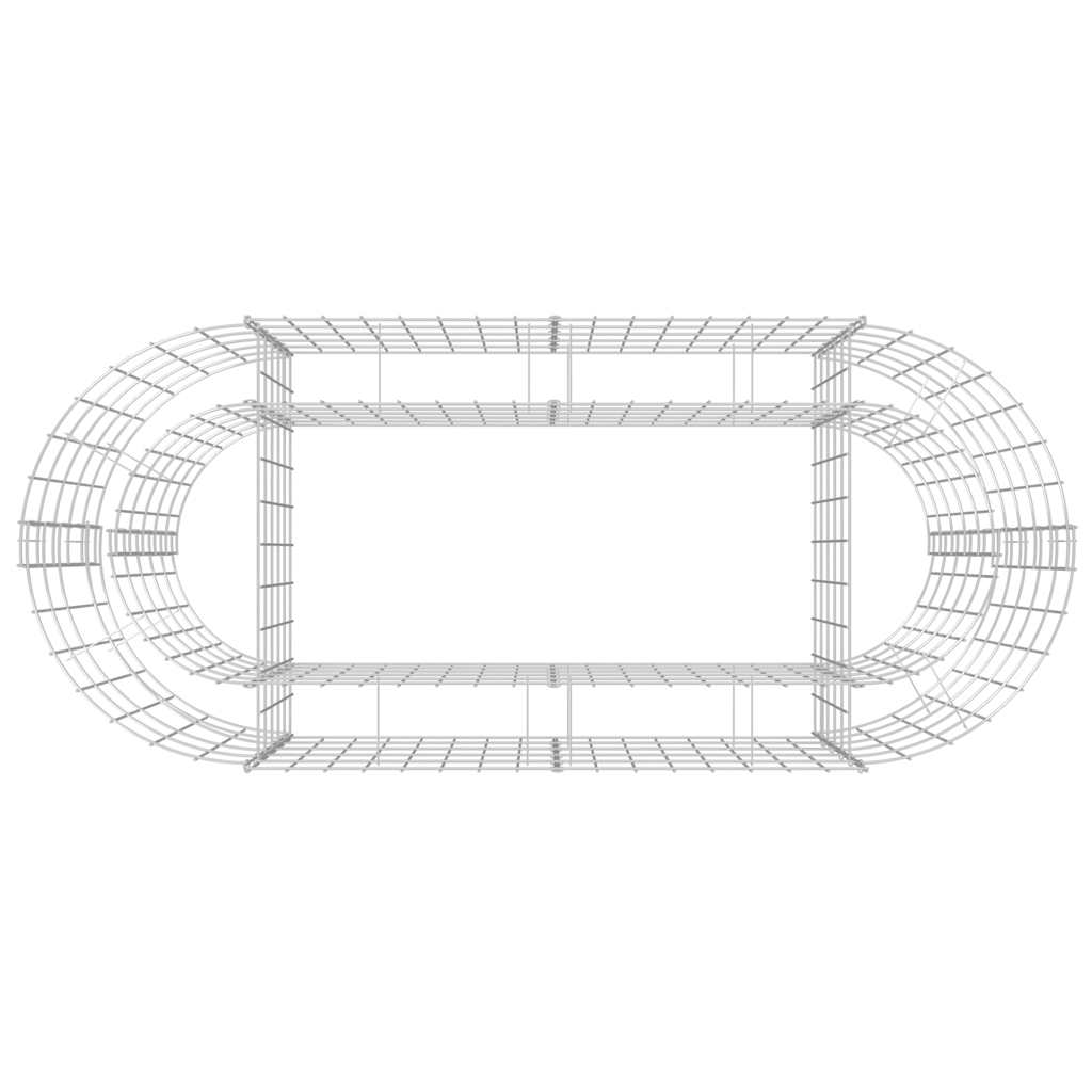Gabion korotettu sänky galvanoitu rauta - 120 x 50 x 50 cm, 1 - number 6.