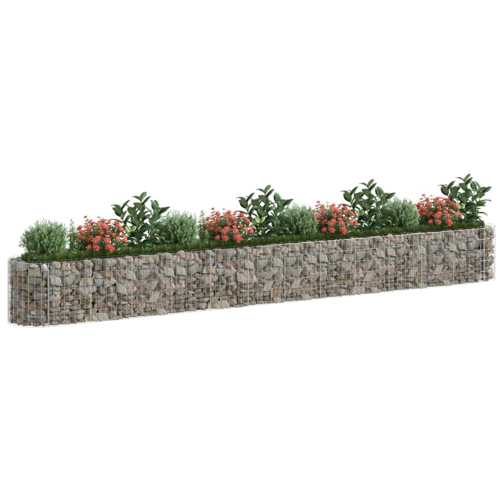 Gabion raised bed galvanized iron - 300 x 100 x 100 cm, 1 - number 3.