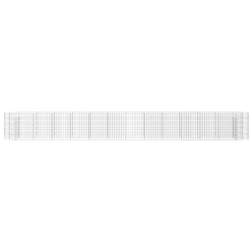 Gabion raised bed galvanized iron - 300 x 100 x 100 cm, 1 - number 4.