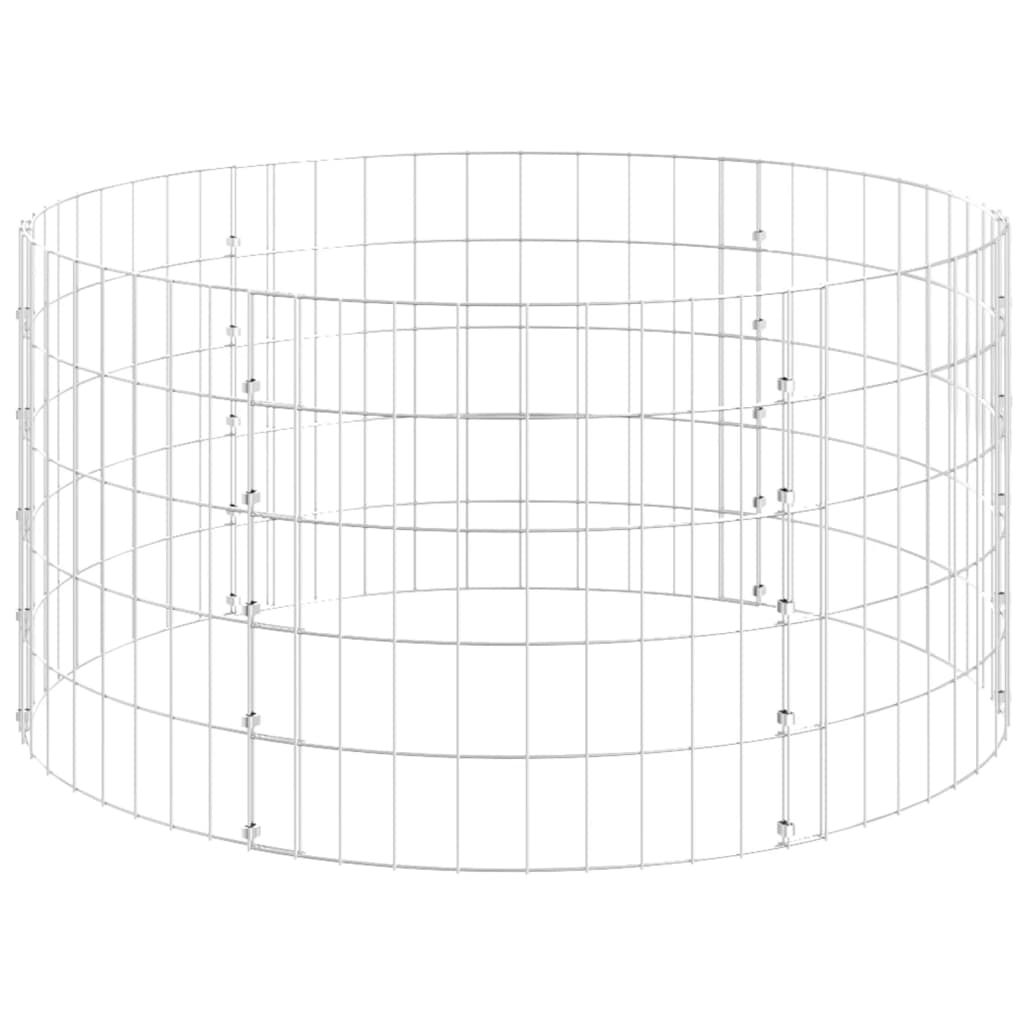 Gabion column galvanized steel round - ø 100 x 50 cm, 1 - number 2.