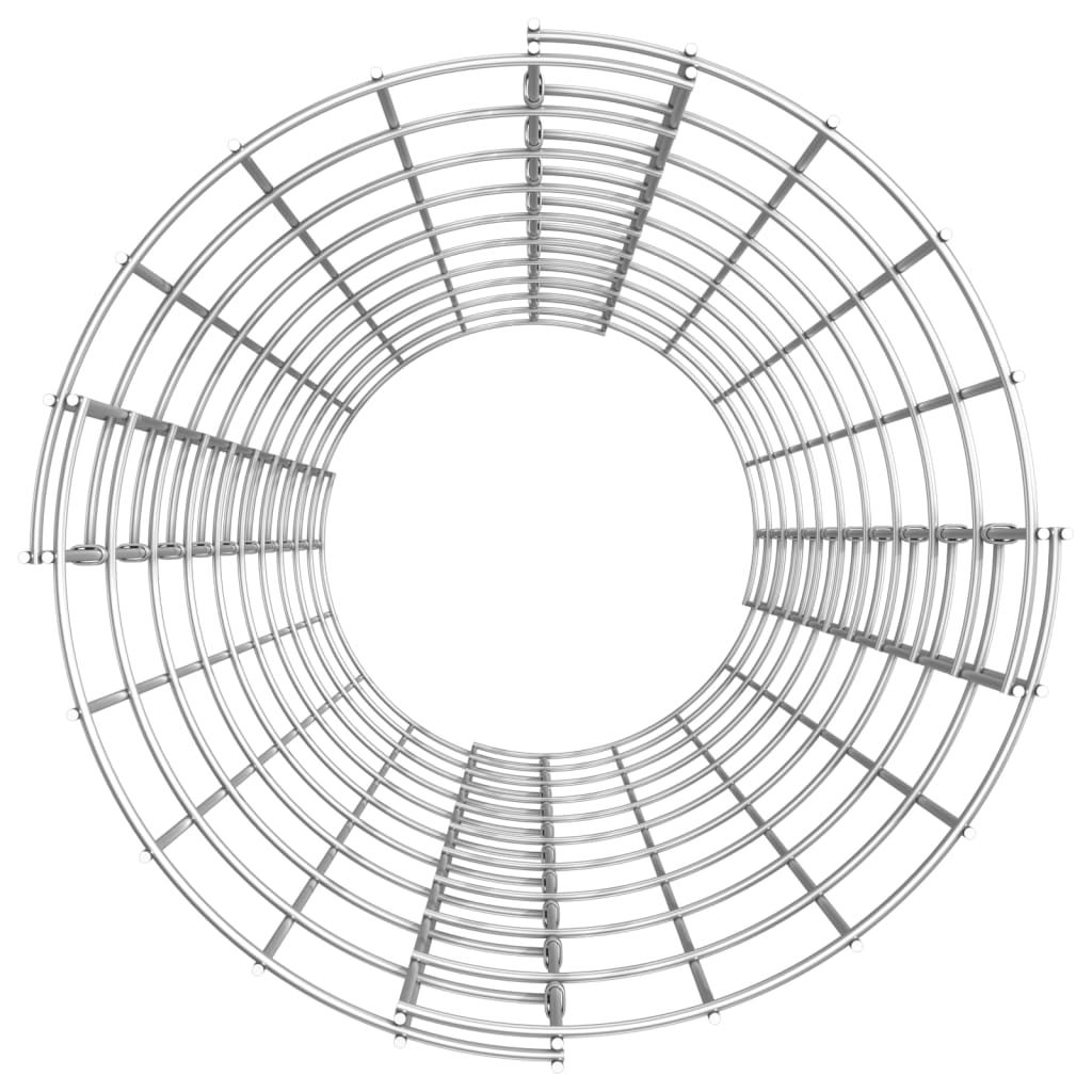 Round gabion-haved 3 pcs. ø30x100 cm galvanized steel - ø 30 x 100 cm (3 pieces), 1 - number 5.