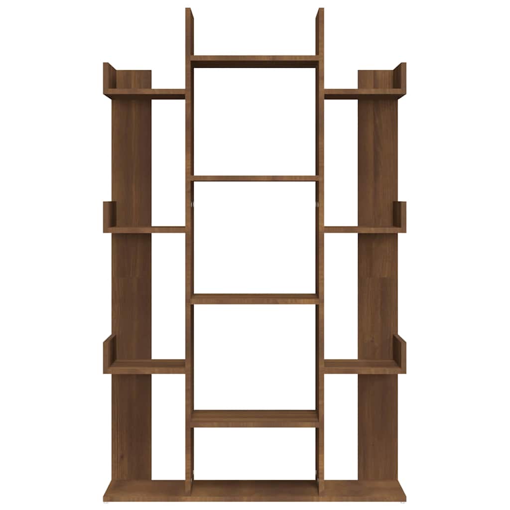 Bokhylle 86x25,5x140 cm konstruert tre brun eik - brun eik, 1 - number 5.