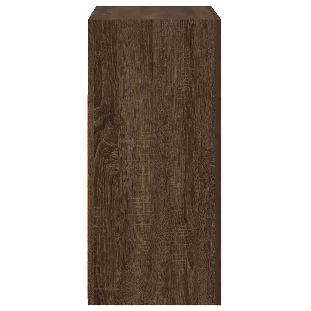 Skænk med led-lys - brun eg, 80 x 35 x 75 cm, 1 - number 9.