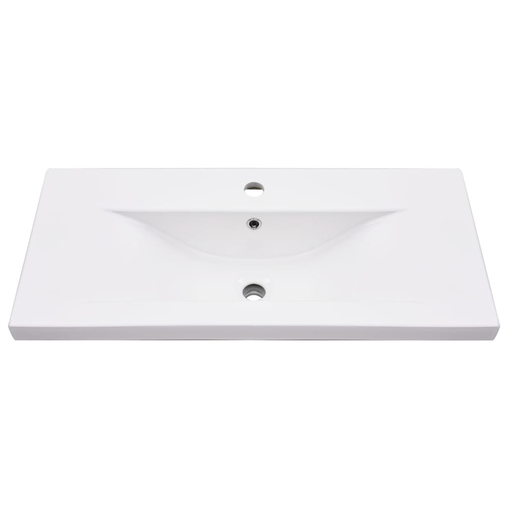 Indbygget håndvask på stel jern - sort, 79 x 38 x 31 cm, 1 - number 6.