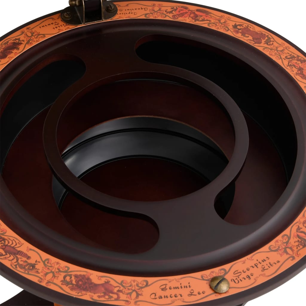 Globus-bar massivt eukalyptustræ brun - number 7.