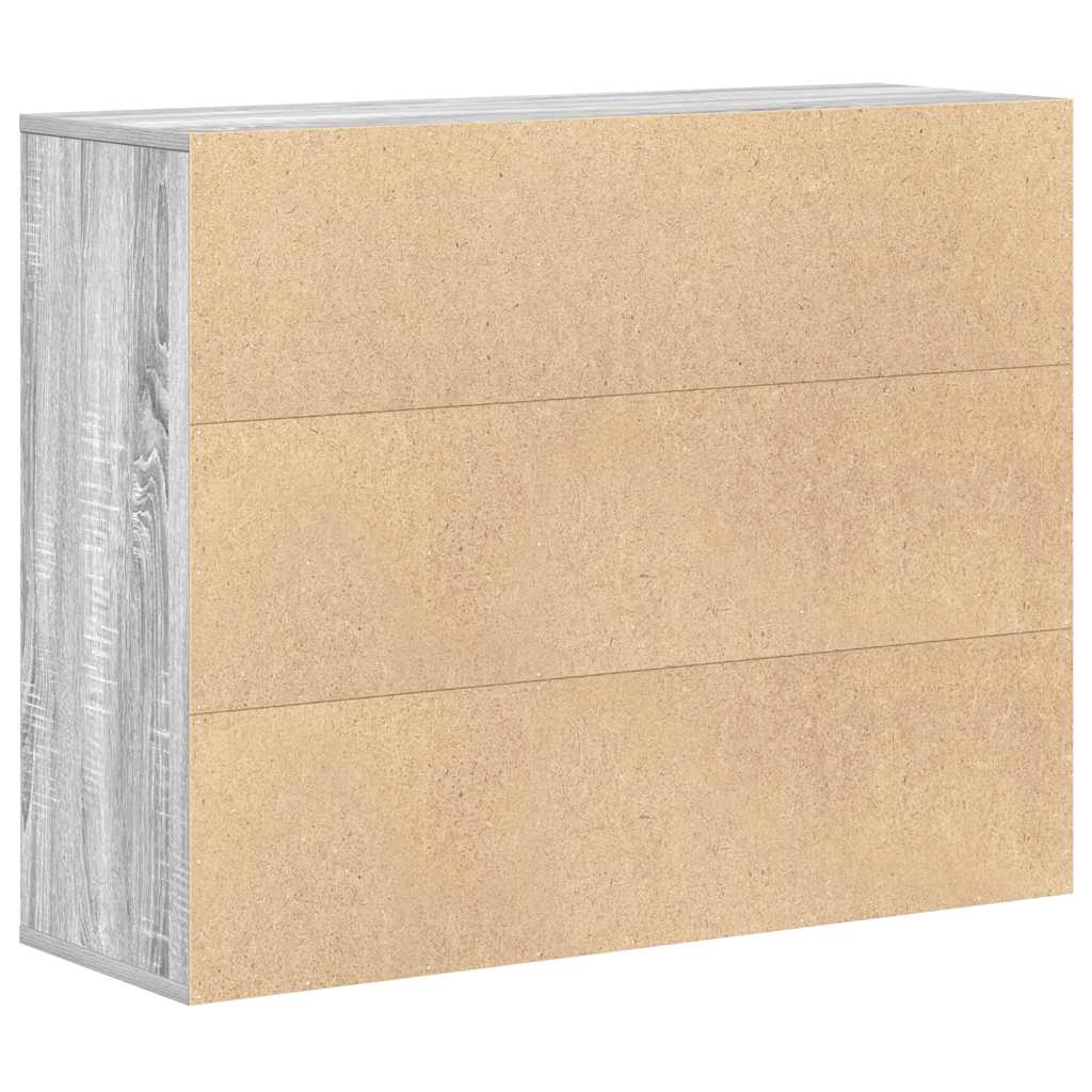 Skænk 88x30x70 cm konstrueret træ - grå sonoma-eg, 1 - number 8.