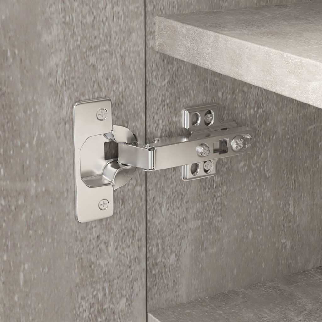 Skoreol 55x35x108 cm konstruirano drvo - betonsko sivo, 1 - number 7.