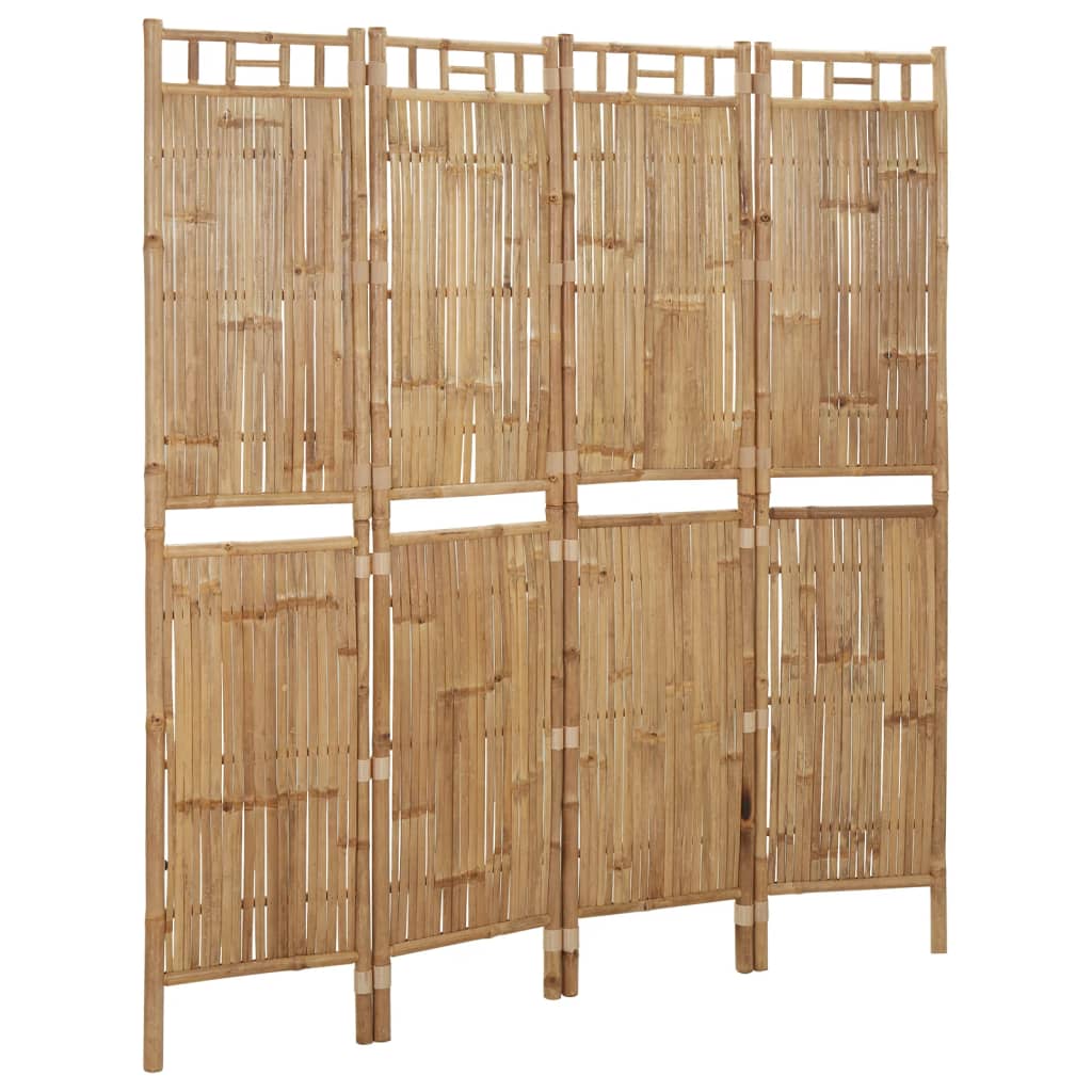 4-panels rumdeler 160x180 cm bambus - number 2.