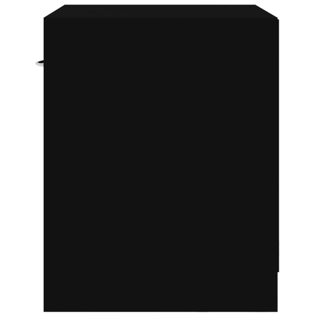 Sengeborde stk. med skuffe - sort, 2 - number 9.