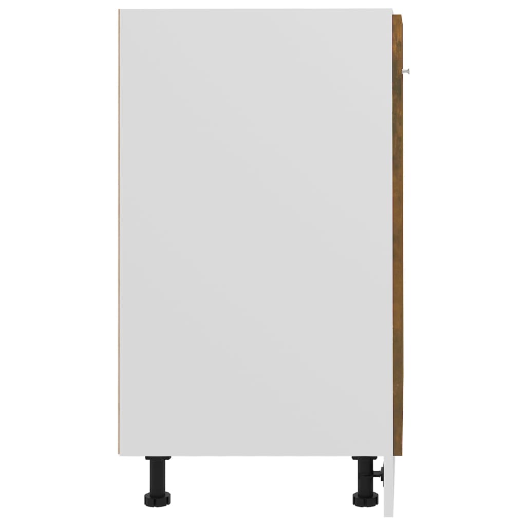 Skab lyon 60x46x81,5 cm konstrueret træ røget egetræ - røget eg, 1, 1x underskab (2 låger) 60 cm - number 6.