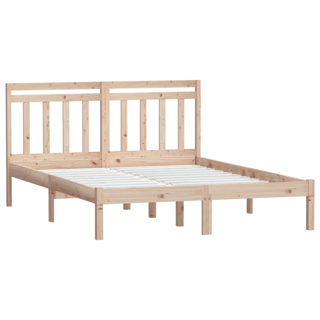 Bed frame small double solid wood - number 3.