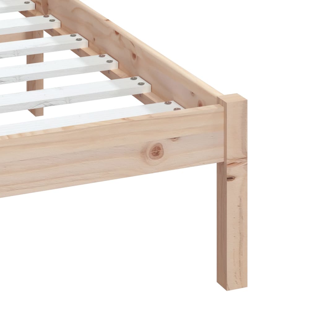 Bed frame small double solid wood - number 7.