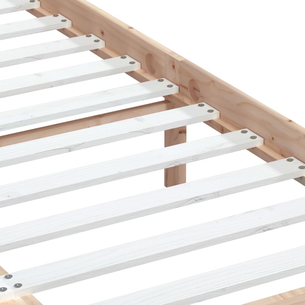 Bed frame small double solid wood - number 6.