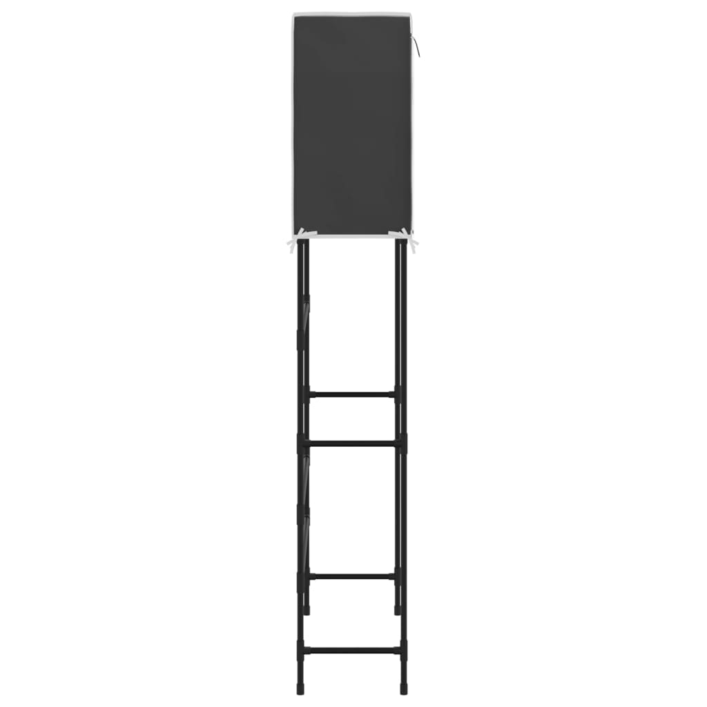 Storage rack above washing machine 71x29.5x170.5 cm iron - black - number 4.