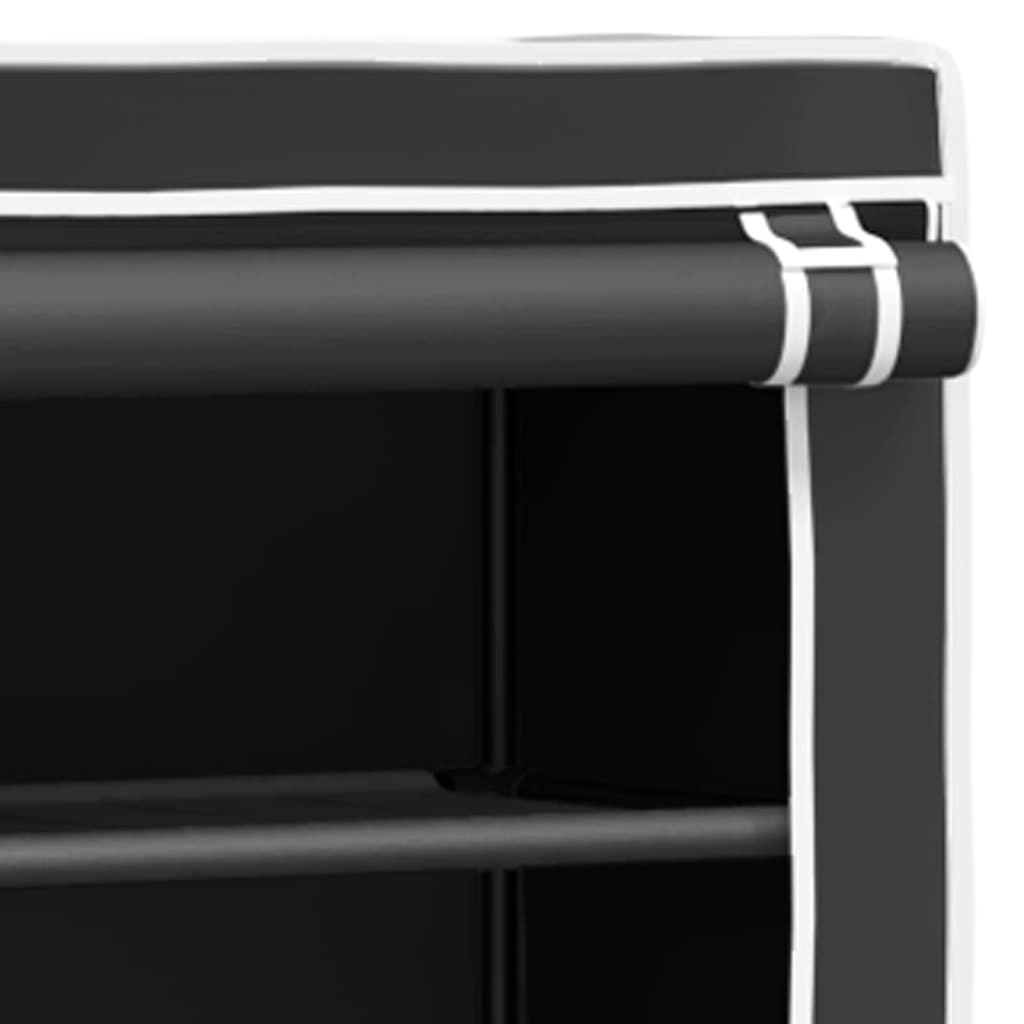 Storage rack above washing machine 71x29.5x170.5 cm iron - black - number 7.