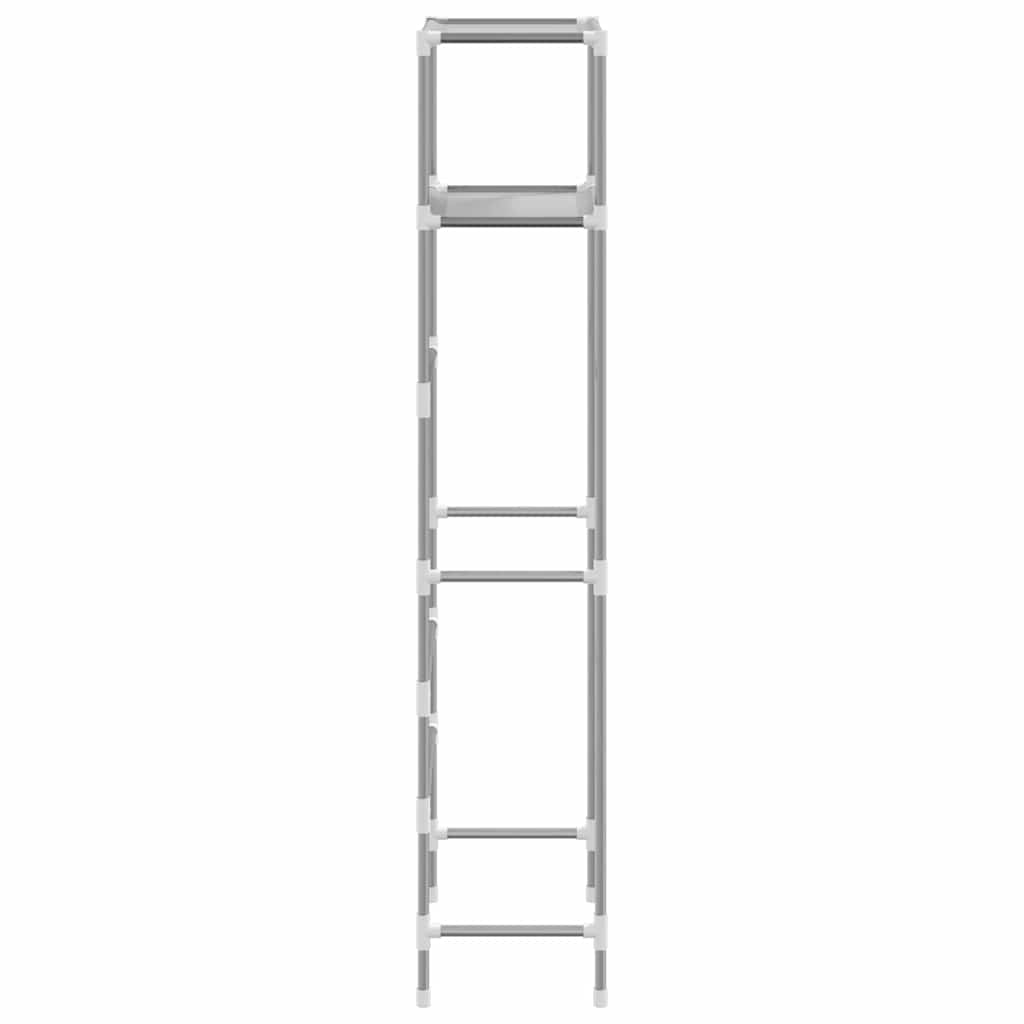 Storage rack with 2 shelves 53.5x28x143 cm iron - number 4.