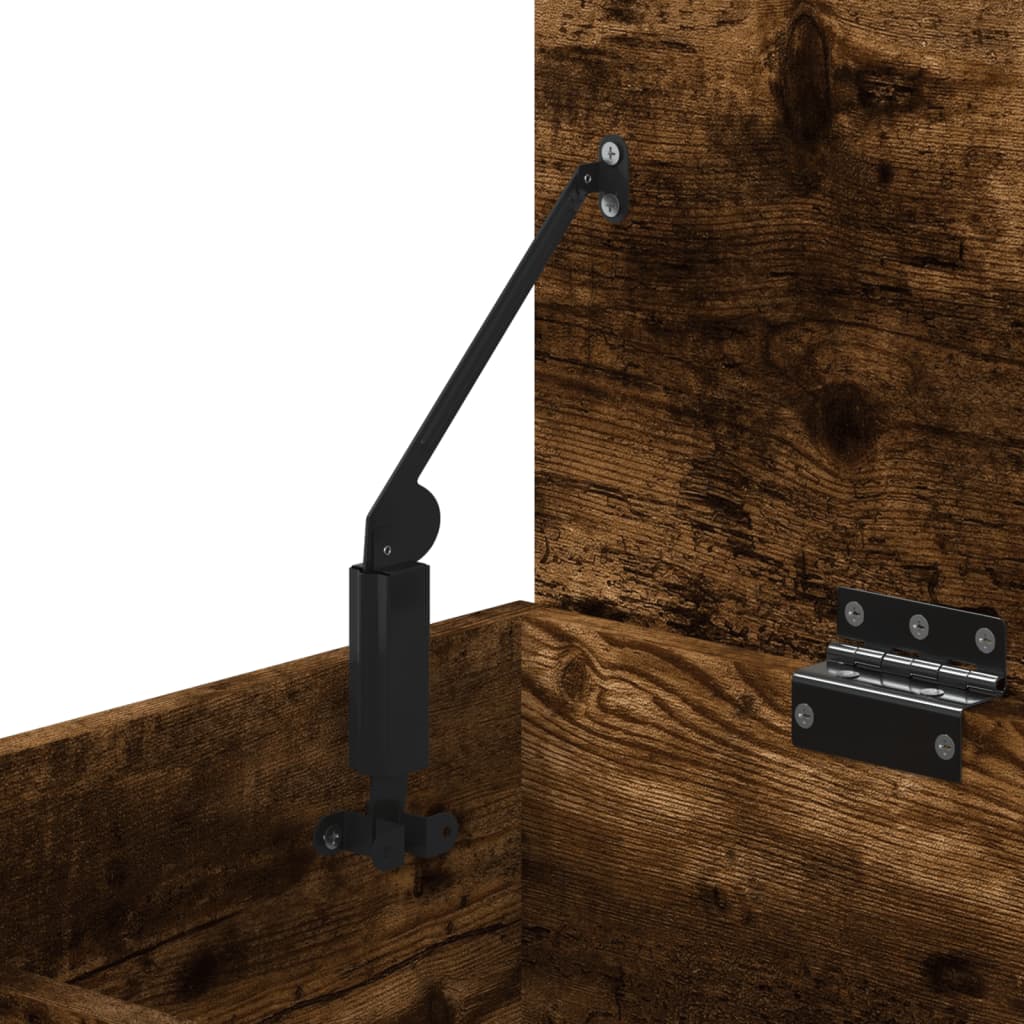 Klupa za cipele 60x30x45 cm konstruirano drvo dimljeni hrast u boji - number 9.