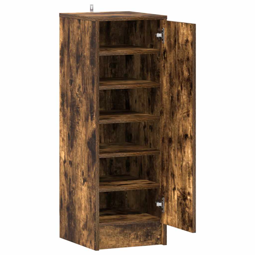 Ormarić za cipele 32x35x92 cm izrađeno drvo dimljeni hrast - dimljeni hrast, 1 - number 5.