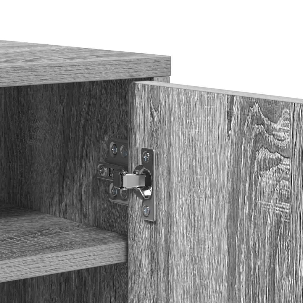 Skoskab 60x35x70 cm konstrueret træ grå sonoma-eg - number 11.