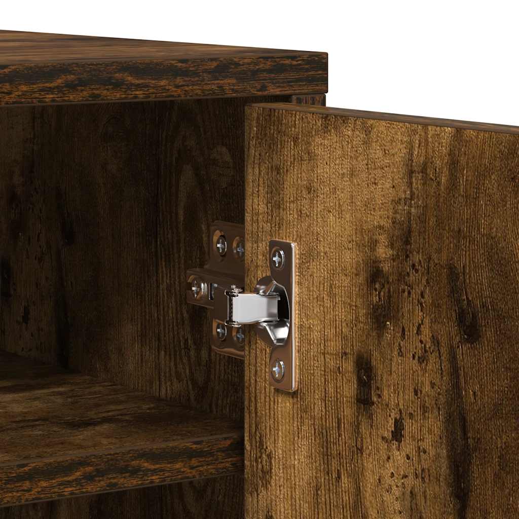 Ormarić za cipele 60x35x92 cm izrađeno drvo dimljeni hrast - dimljeni hrast, 1 - number 8.