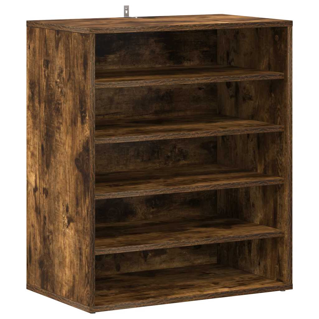 Shoe rack 60x35x70 cm engineered wood smoked oak - smoked oak, 1 - number 2.