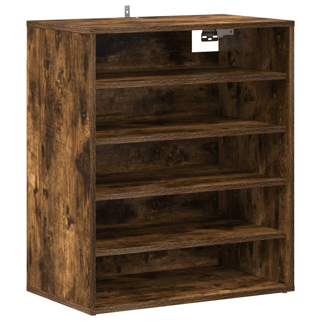 Shoe rack 60x35x70 cm engineered wood smoked oak - smoked oak, 1 - number 6.