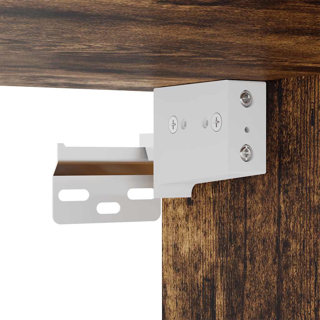 Shoe rack 60x35x70 cm engineered wood smoked oak - smoked oak, 1 - number 9.