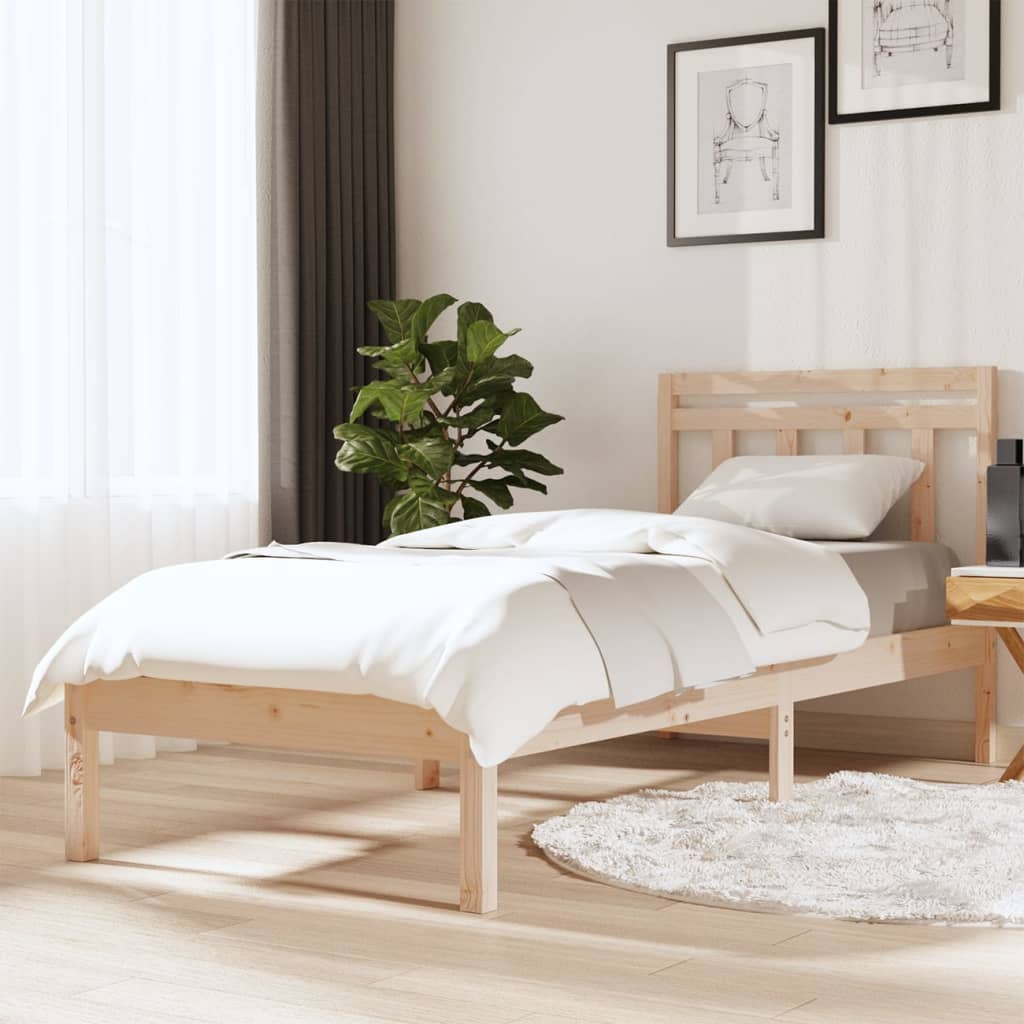 Sengeramme 100x200 cm massivt fyrretræ - number 1.