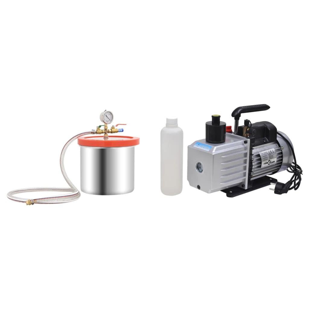 Vakuumkammer med 2-trins pumpe 7,4 l - number 1.