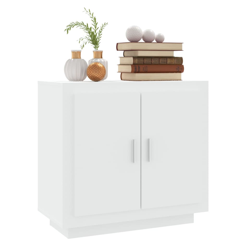 Sideboard 80x40x75 cm engineered wood - white, 1 - number 8.