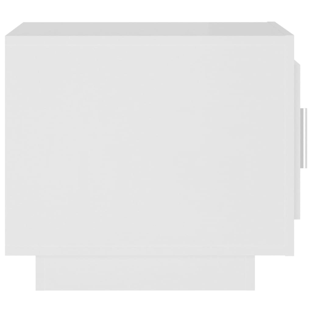 Stolik kawowy 51x50x45 cm drewno klejone - biały, 1 - number 4.