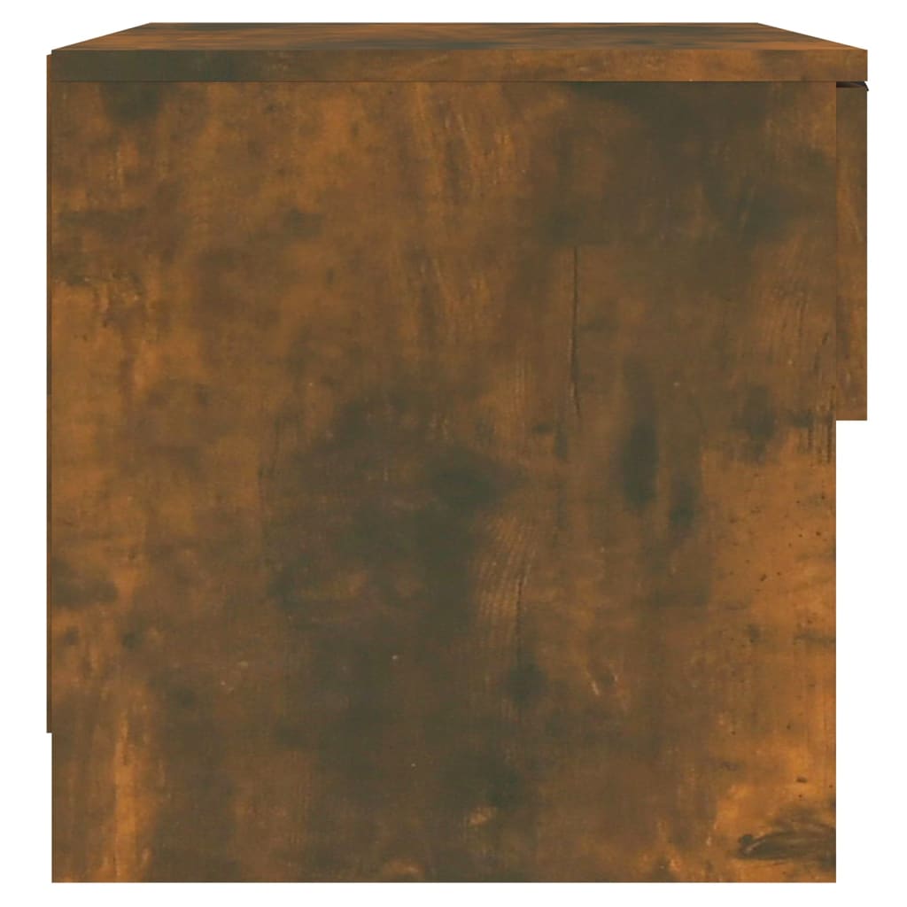 Tables de chevet pc. bois d'ingénierie couleur chêne fumé - chêne fumé, 2 - number 6.