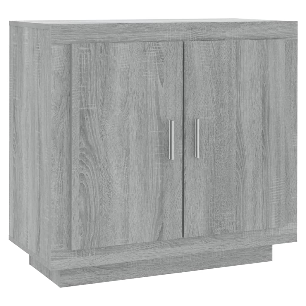 Sideboard 80x40x75 cm engineered wood grey oak colour - grey sonoma oak, 1 - number 2.